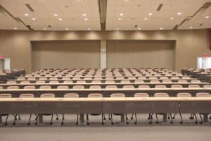 Auditorium with Rear Partition Closed 1