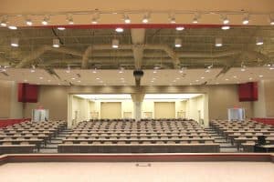 Auditorium with Rear Partition Open 2 1